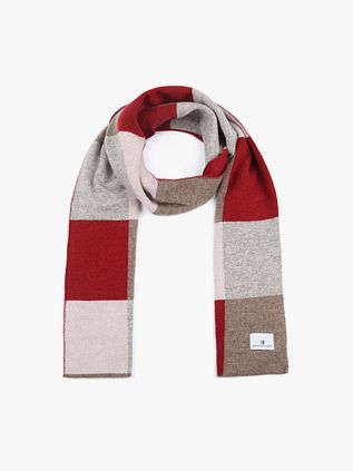 State Of Art Halstørklæde i Lammuld Murstensrød