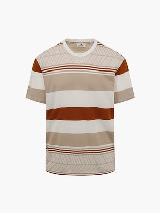 Anerkjendt Kikki T-shirt Striber Beige