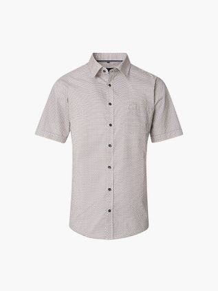 Camisa CASAMODA de manga corta con estampado verde
