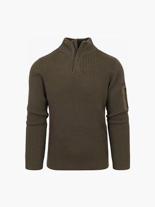 Jersey Half Zip Suitable Noord verde oscuro