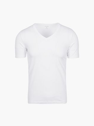 OLYMP Camiseta Interior Cuello Pico Blanco