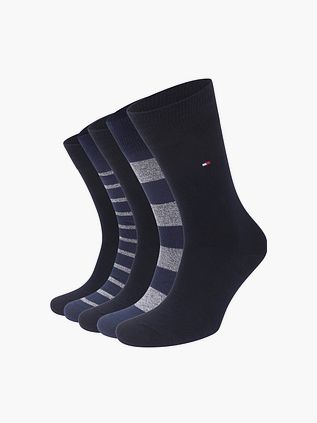 Tommy Hilfiger Gaveæske Flag Sokker 5-pakke