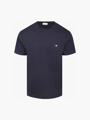 Gant T-shirt Shield Small Logo Navy