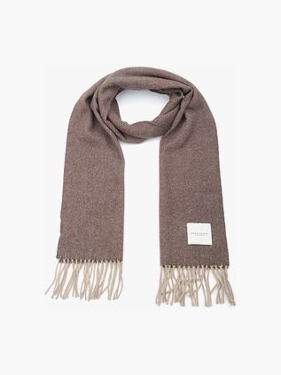 Profuomo Tørklæde i Lammeuld Brun
