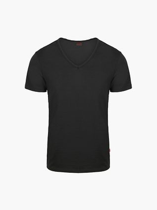 Levi's T-Shirt V-Neck Schwarz 2-Pack