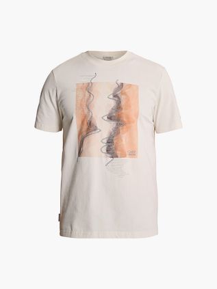 Cast Iron T-shirt Print White Down