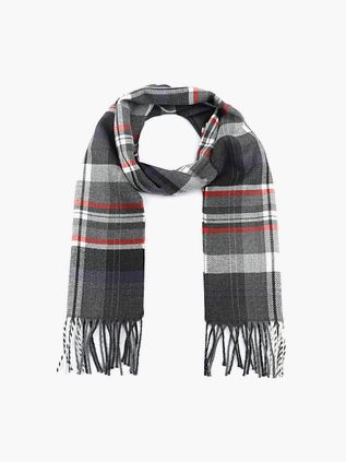 Suitable Herre Tørklæde Akryltern Grå 21-02