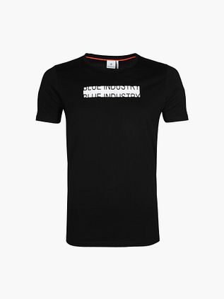 Blue Industry T-shirt med sort logo