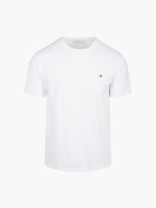 Gant T-shirt Shield Small Logo Hvid