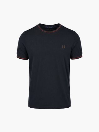 T-shirt Fred Perry Twin Tipped 75C w kolorze granatowym