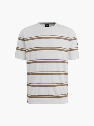 Vanguard T-Shirt a Righe Off White