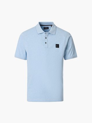 Koszulka polo CASAMODA Jersey Tipping w kolorze błękitnym