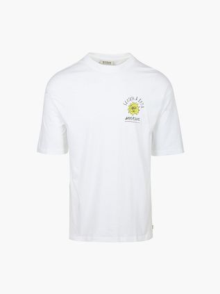 Scotch & Soda T-Shirt Backprint Wit