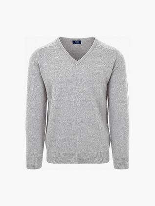 William Lockie Col-V Agneline Flannel Gris