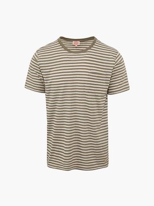 Armor-Lux Camiseta Rayas Verde
