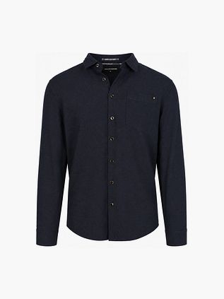 No Excess Shirt Anthracite Melange flannel