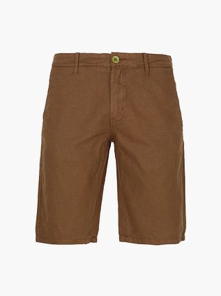 No Excess Short teñido en prenda color camel