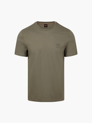 BOSS T-shirt Tales Oliv
