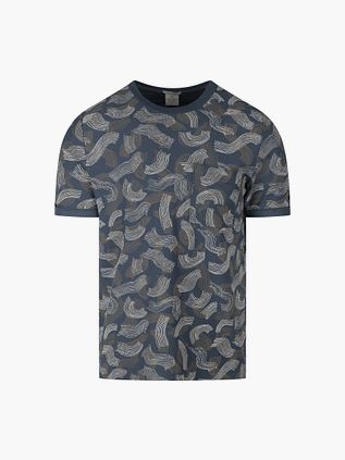 Cast Iron T-shirt Mørkeblåt Tryk