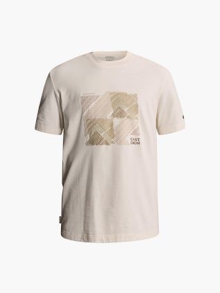 Cast Iron T-shirt Print White Down