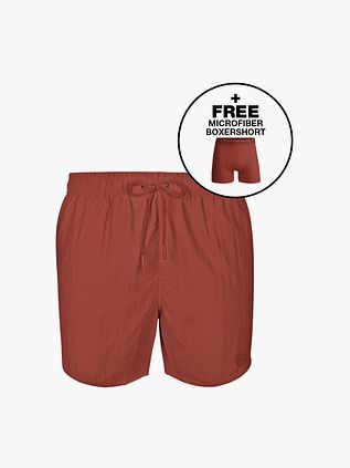 Muchachomalo Solid Badehose Rot