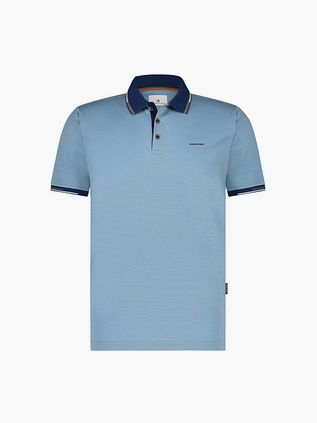 State Of Art Piqué Poloshirt Hellblau