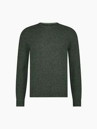 State of Art Trøje Donegal Melange Mørkegrøn