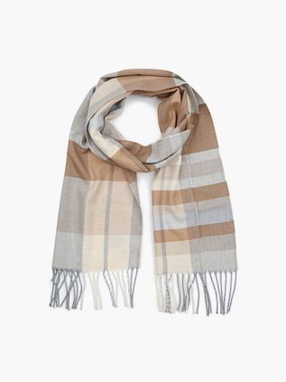 Suitable Sjaal Softfeel Ruiten Beige