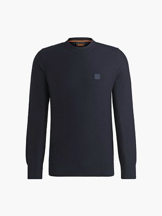 BOSS Trøje Anion Flådeblå