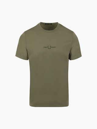 Fred Perry T-shirt M4580 i olivengrøn