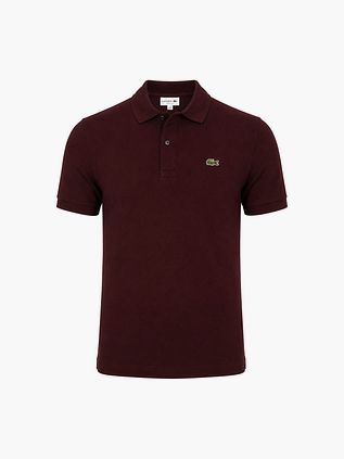 Lacoste Polo Shirt Pique Aubergine