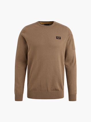 PME Legend Sweter American Classic Cargo Brązowy