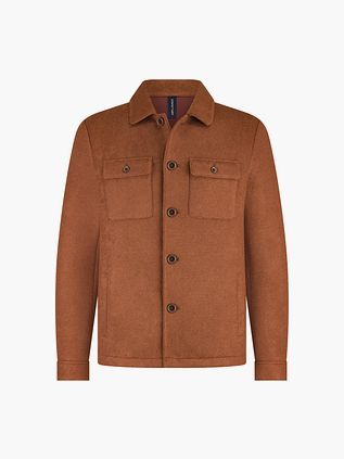 State Of Art Overshirt Ullblanding Brique