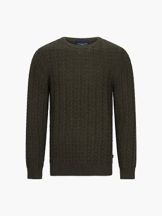 Sweter Cavallaro Orvieto w ciemnozielonym kolorze