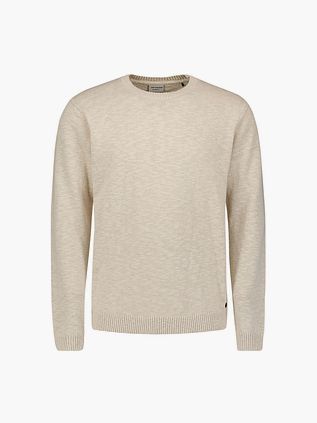 Sweter No Excess Slub w kolorze beżowym