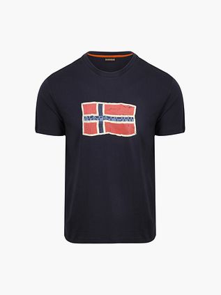 T-shirt Napapijri Mahsa w kolorze granatowym