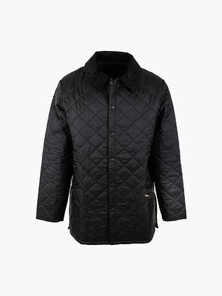 Barbour Liddesdale quiltet jakke i svart
