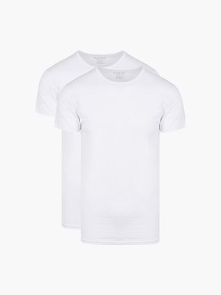 Slater 2-pak Stretch T-Shirt Biały