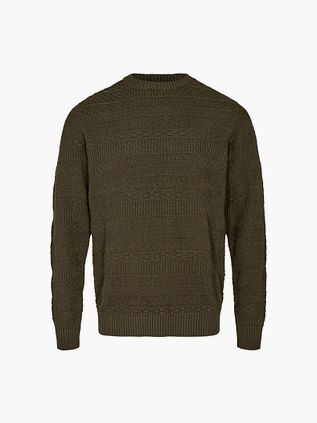 Anerkjendt Trøje Sune Jacquard Mørkegrøn