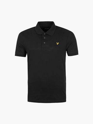Czarna koszulka polo Lyle and Scott