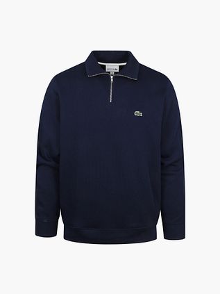 Lacoste Pullover Med Lynlås i Mørkeblå