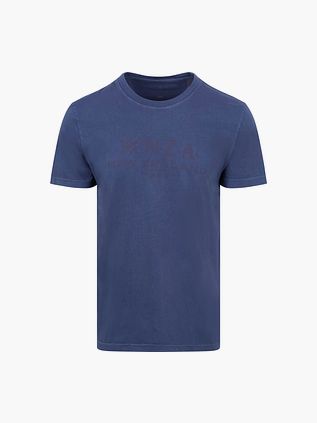 NZA T-skjorte Faded Logo Marineblå