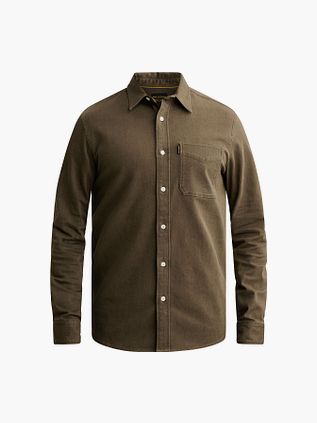 PME Legend Colored Denim Skjorta Beluga Grön