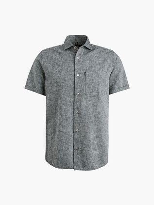 Vanguard Kortermet Linsskjorte i Antrasitt