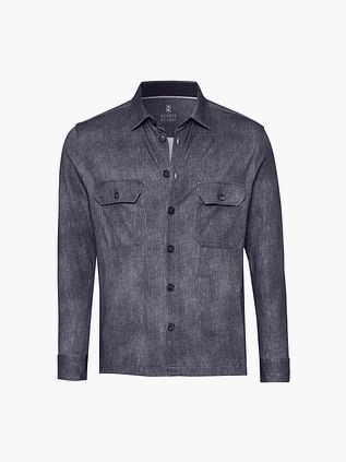 Desoto Denim Spark Overshirt Navy