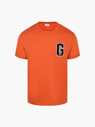 Gant T-shirt G-Badge Logo Oranje