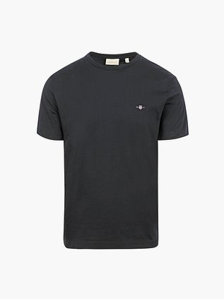 Gant T-shirt Shield Logo Sort