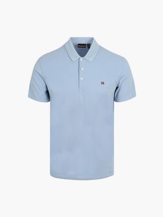 Napapijri Ealis Polo Chambray niebieski