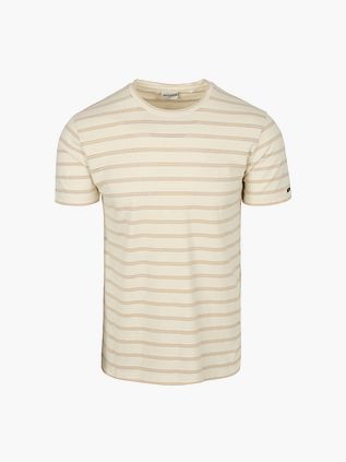 No-Excess Crewneck T-shirt Jacquard Stripes