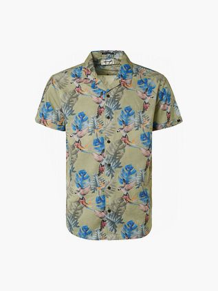 No Excess Kortermet Skjorte Med Trykk Grønn